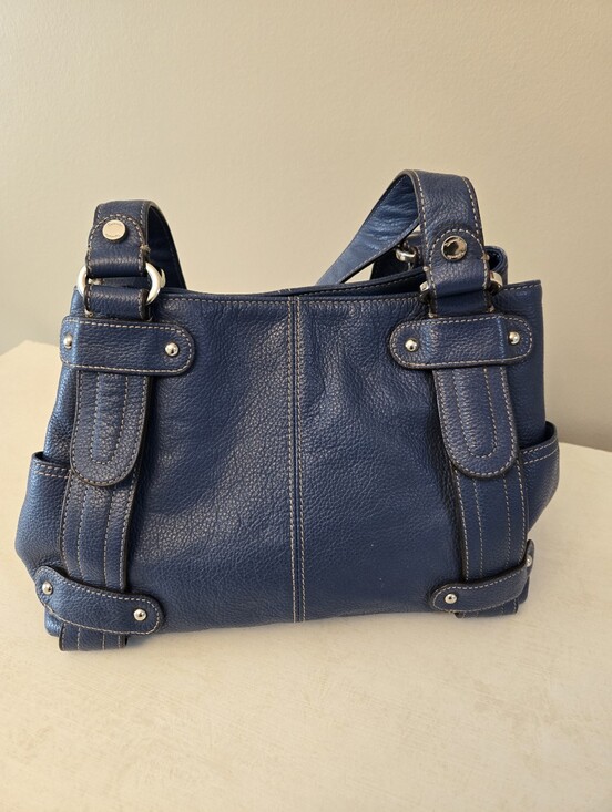 Tignanello Handbags - Tignanello Blue Shoulder Bag Satchel